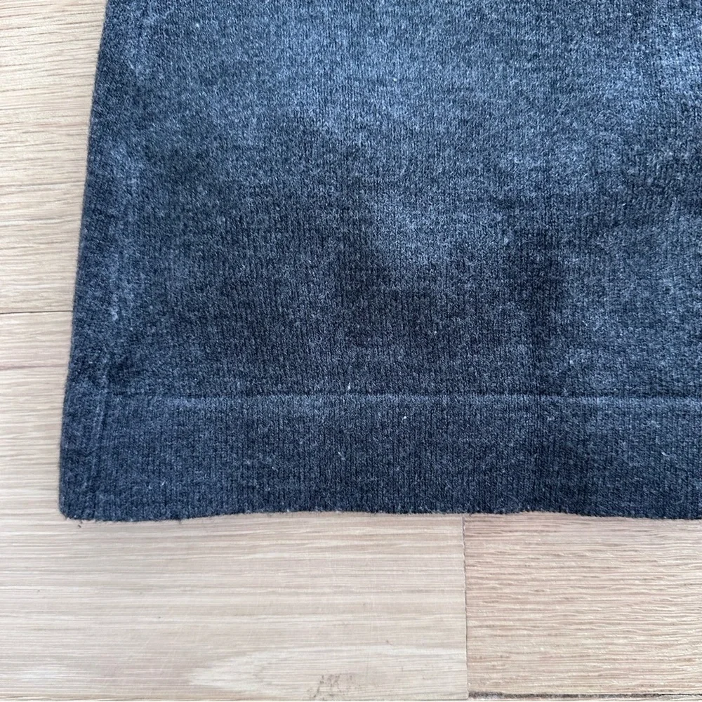 FRENCH CONNECTION - CHARCOAL KNIT TUNIC - SIZE SMALL - Picture 7 of 7